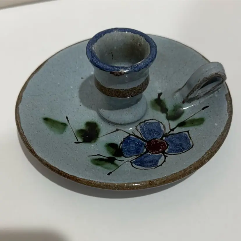 Hand Painted Candlestick