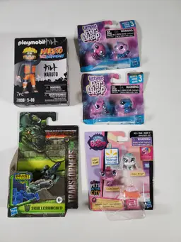 Lot Of New Toys Transformer Playmobil Littlest Pet Shop