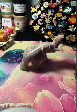 Vintage Marble Elephant