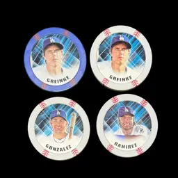 Zack Grienke Hanley Ramirez Adrian Gonzalez 2013 Topps Chipz Poker Chip Los Angeles Dodgers