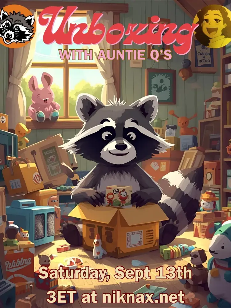 Unboxing with Auntie Q's!!