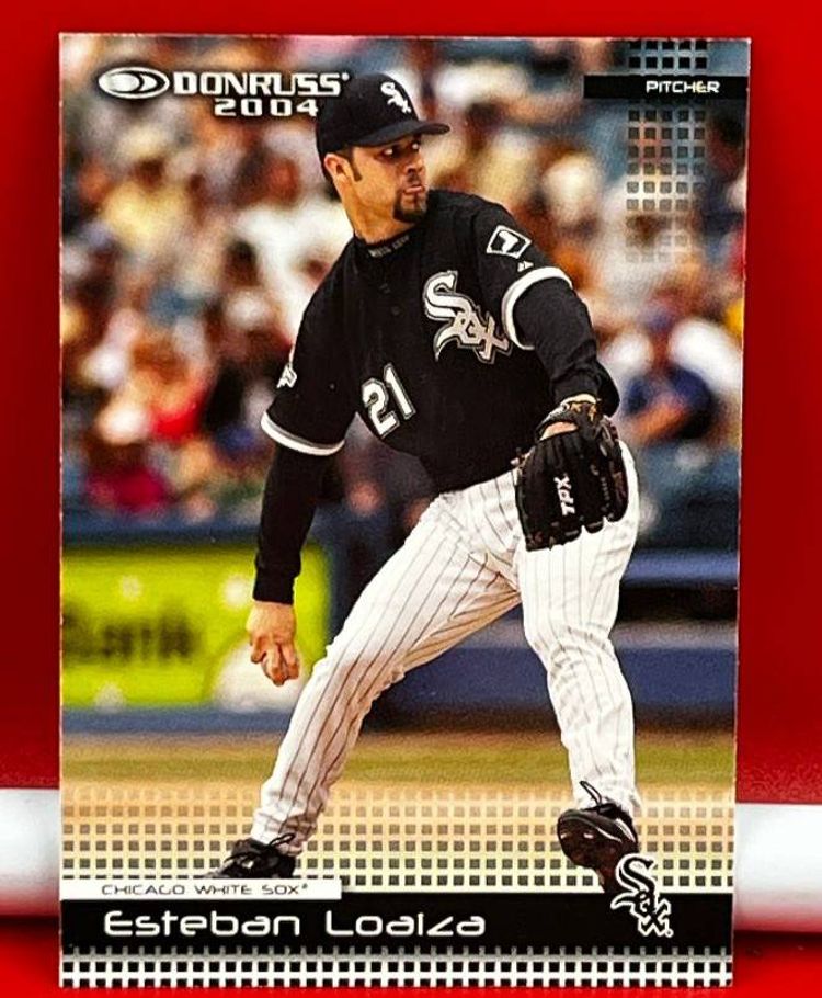 2004 Donruss Collector Baseball Trading Card White Sox Esteban Loaiza #101