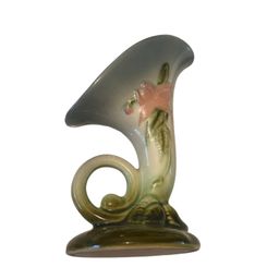 Vintage Hull Pottery Cornucopia Vase 1940s