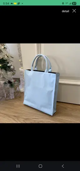 #12 - GWP/VIP MIU MIU LIGHT BLUE TOTE