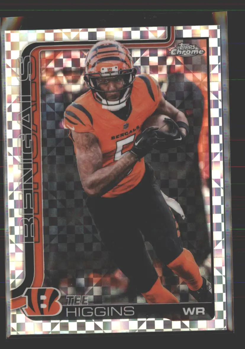 Tee Higgins 2025 Topps Chrome X-Fractor #59 - (142) - Cincinnati Bengals