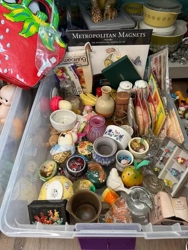 Pottery, Glass, Critters And More, Lg, Med, Sm!