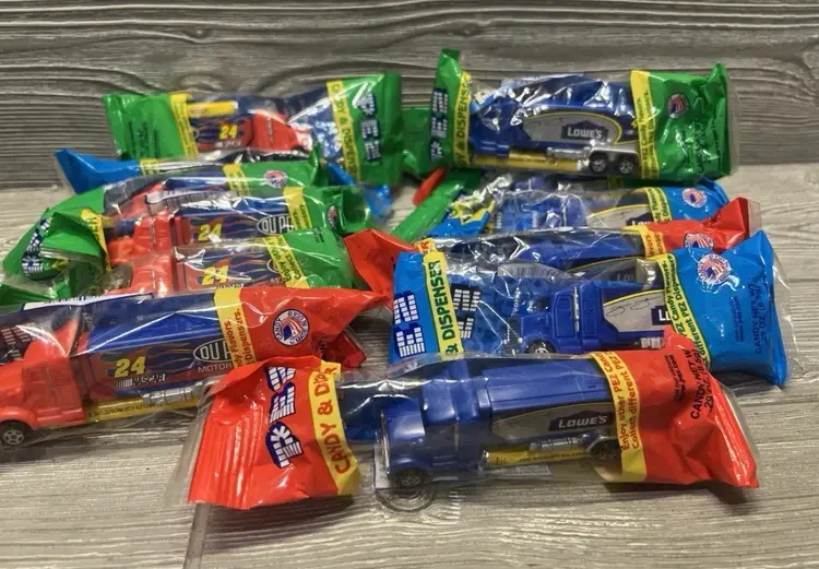 NASCAR Semi Truck Big Rig PEZ Dispenser Lot of 15 Jimmy Johnson Jeff Gordon