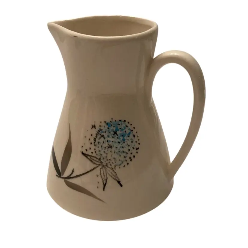 Vintage Stetson Pottery Echinops Thistle Creamer