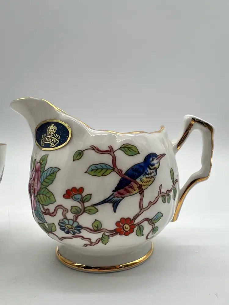 Vintage Aynsley Pembroke Creamer & Open Sugar Set