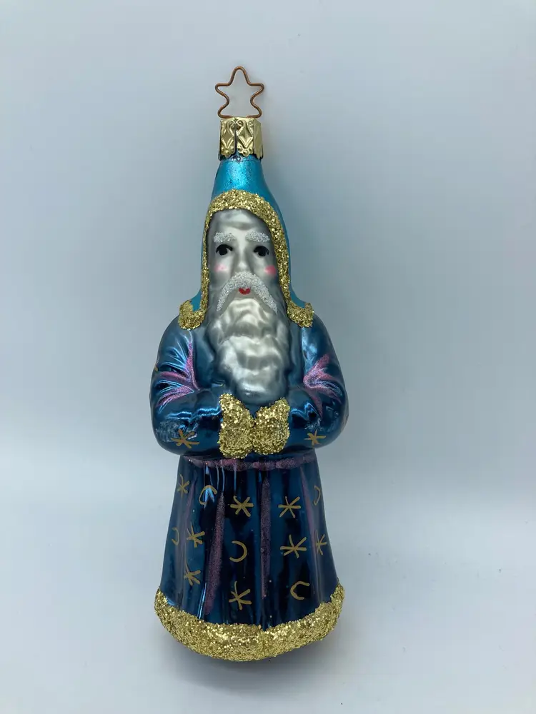Wise Man 'Inge-Glas' Blown Glass Ornament Made in Germany