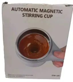 Blending Cup Magnetic Force Automatic Mixing Coffee Cup White New