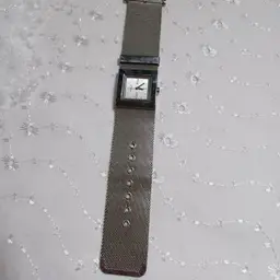 DKNY silvertone mesh watch