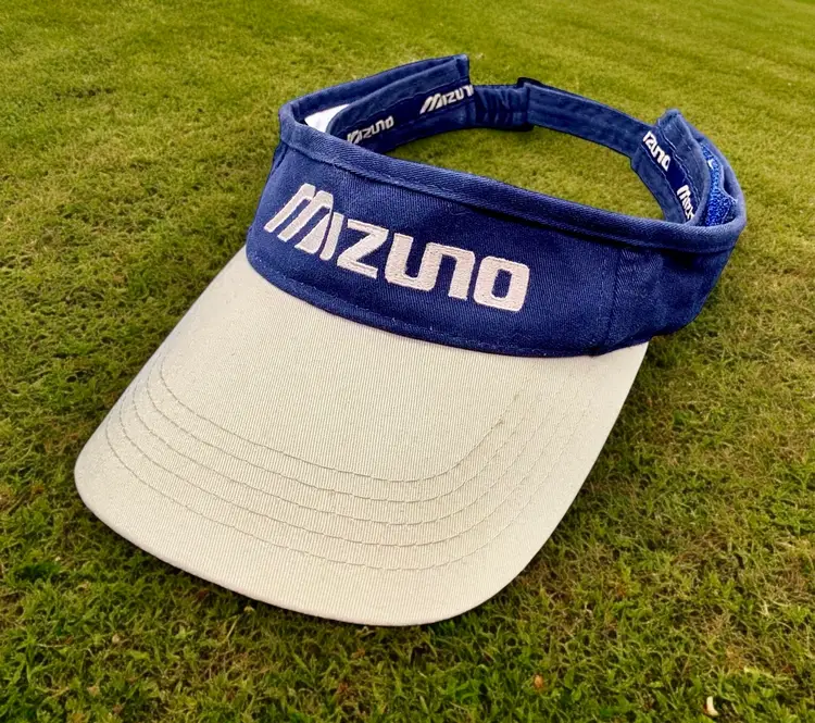 Mizuno Performance Wear Tour Series Adult Sun Visor Adjustable Blue/Beige