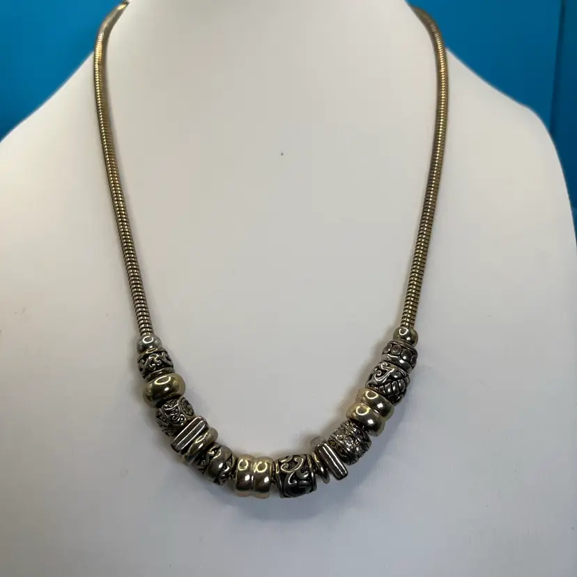 Snake Chain With Assorted Charms 18” Long
