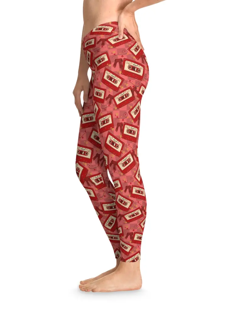Red Cassette Women's Leggings