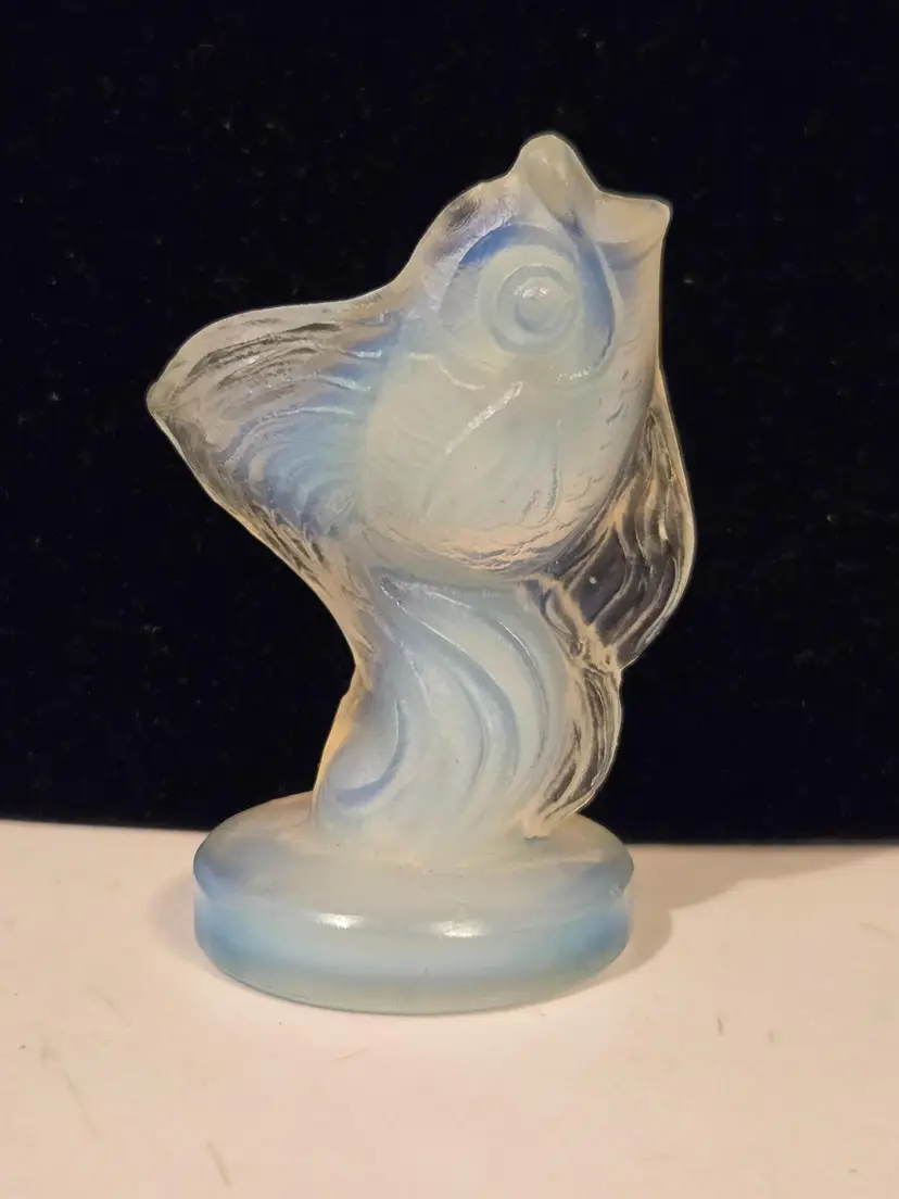 #02 - Sabino France Opalescent Glass Goldfish Figurine