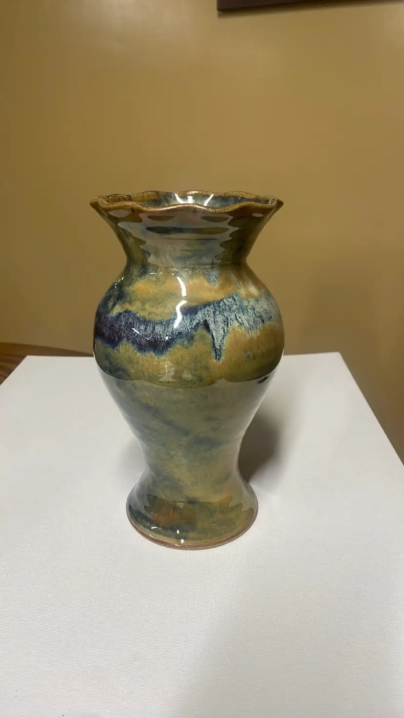 O’Quinn Pottery vase Seagrove, NC