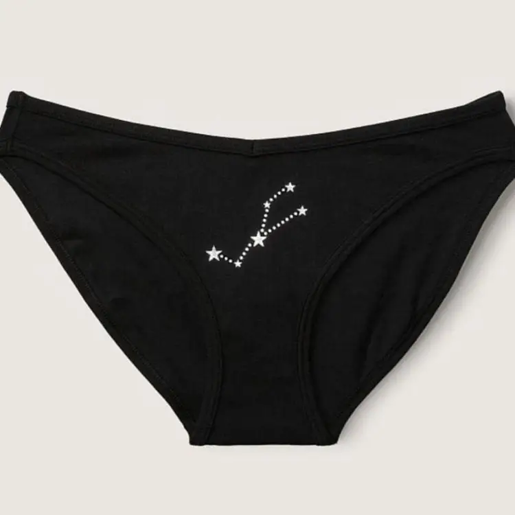 S-Victoria's Secret PINKCOTTON BIKINI UNDERWEAR Constellation✨️ Scorpio NWT