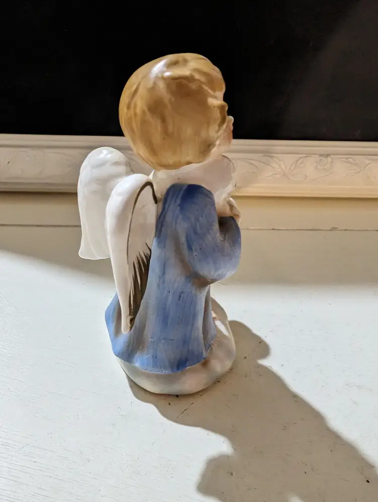 Vintage Lefton Ceramic Angel Figurine
