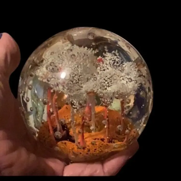 Underwater flower Paperweight pretty