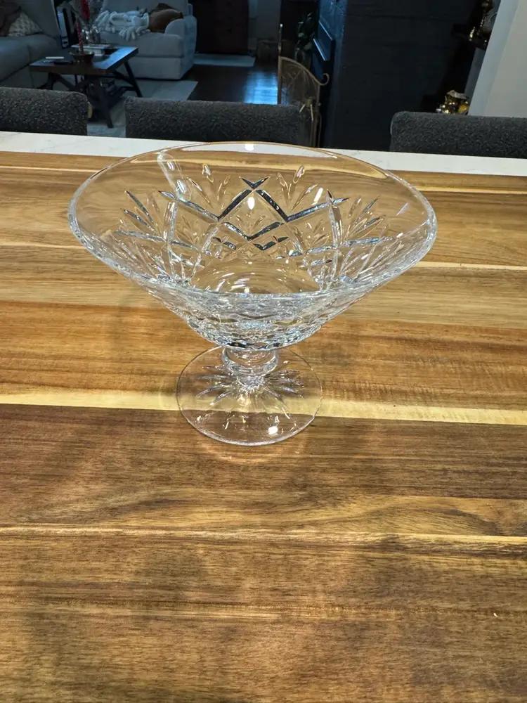Waterford Crystal Lismore Footed Compote Candy Dish