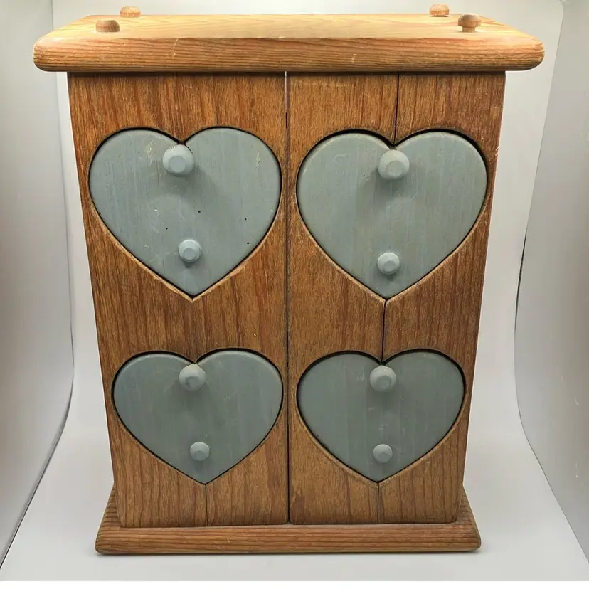 Handmade Solid Wood Storage With 4 Drawers - Made In Iowa