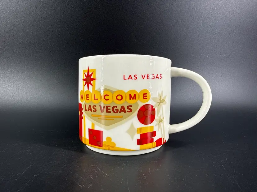 Starbucks 2015 "You Are Here" Welcome To Las Vegas 14oz Coffee Mug EUC