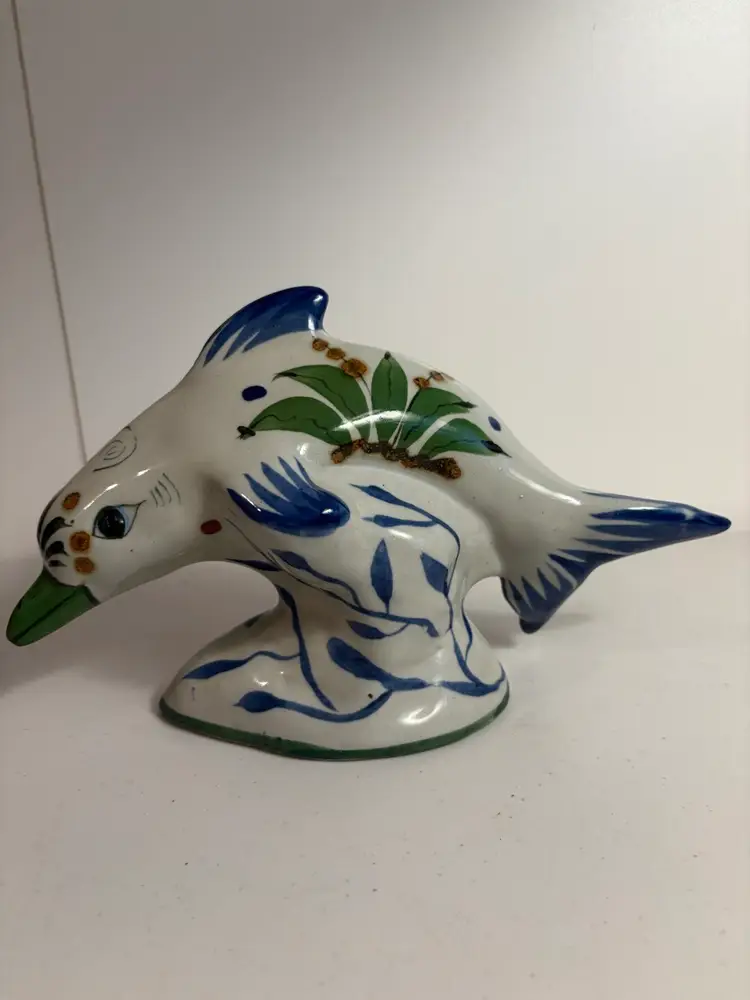 Vintage Mexican Tonala Pottery Figurine