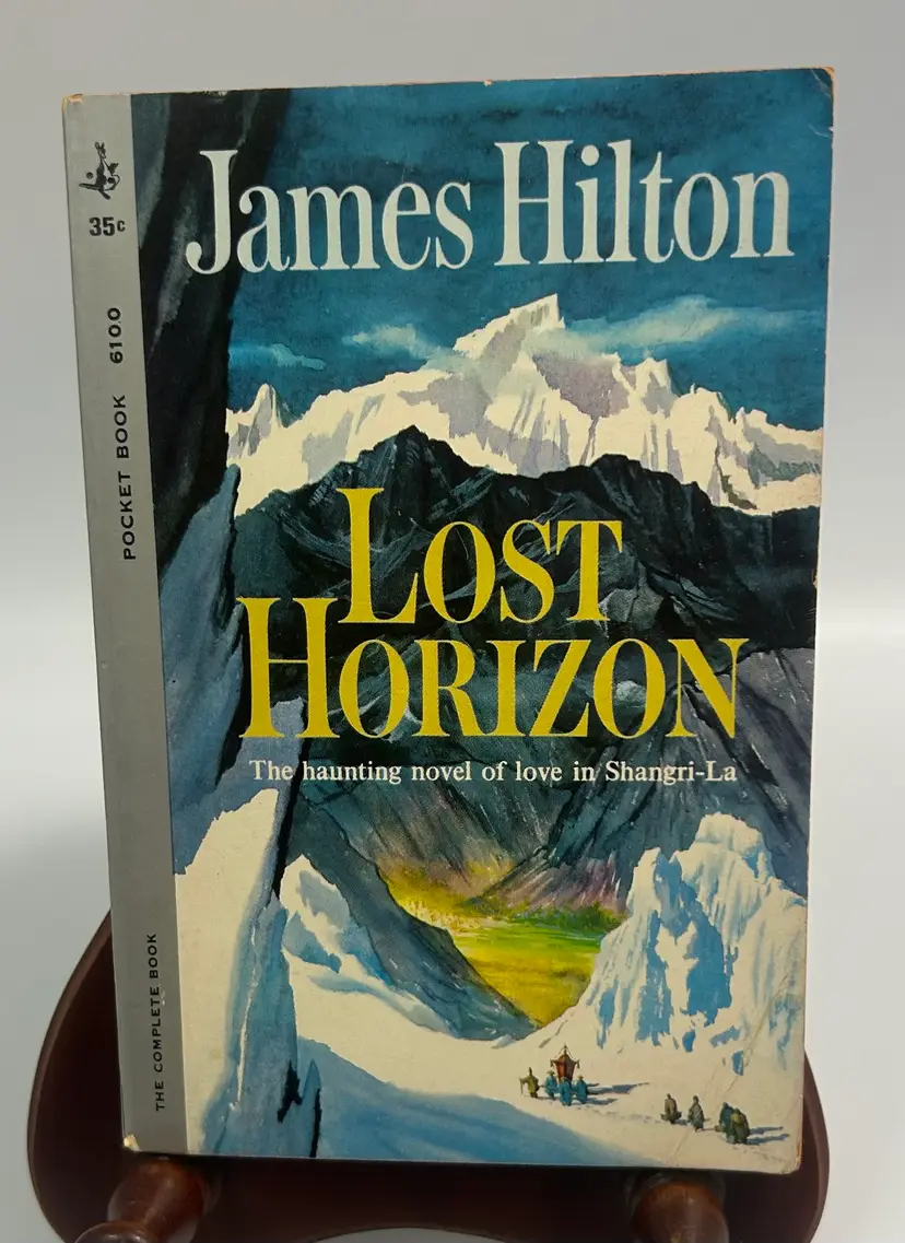 Vintage 'Lost Horizon' By James Hilton Paperback Book 1964 Pocket Book