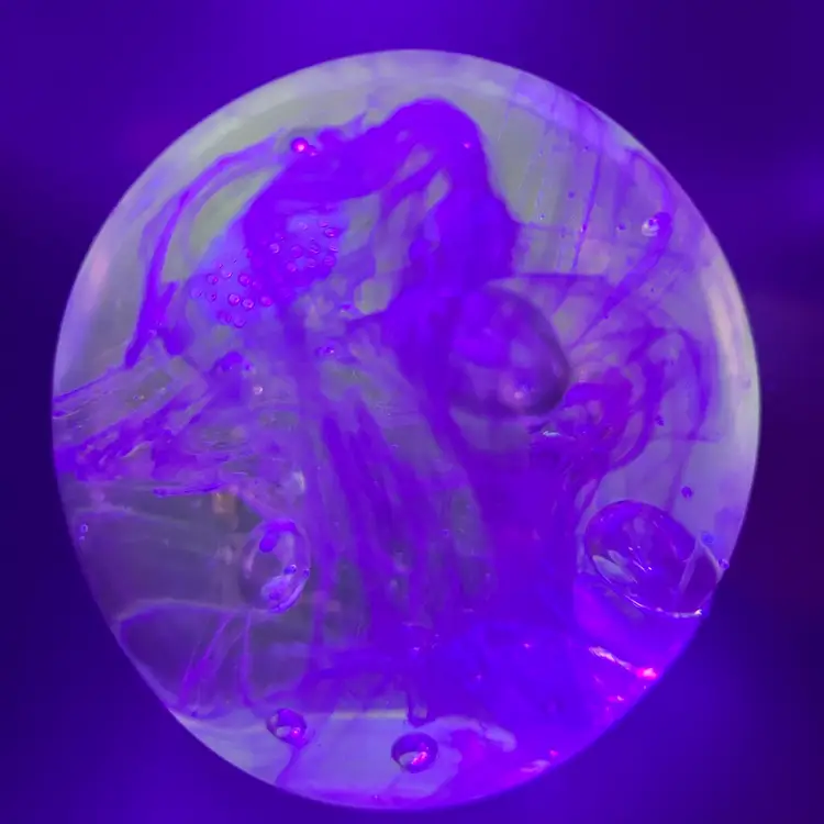 Gentile Glass Vintage Has Call Outs As Shown Glows Ribbons And Bubbles