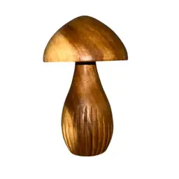 Hand Turned Wood Mushroom I Am Pretty Sure It’s Vintage