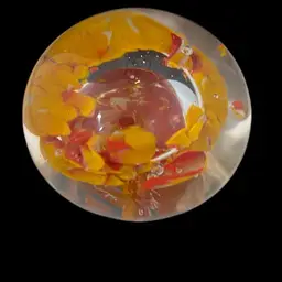 Vetro Glass Art Studio Murano Signed And Dated Paper Weight