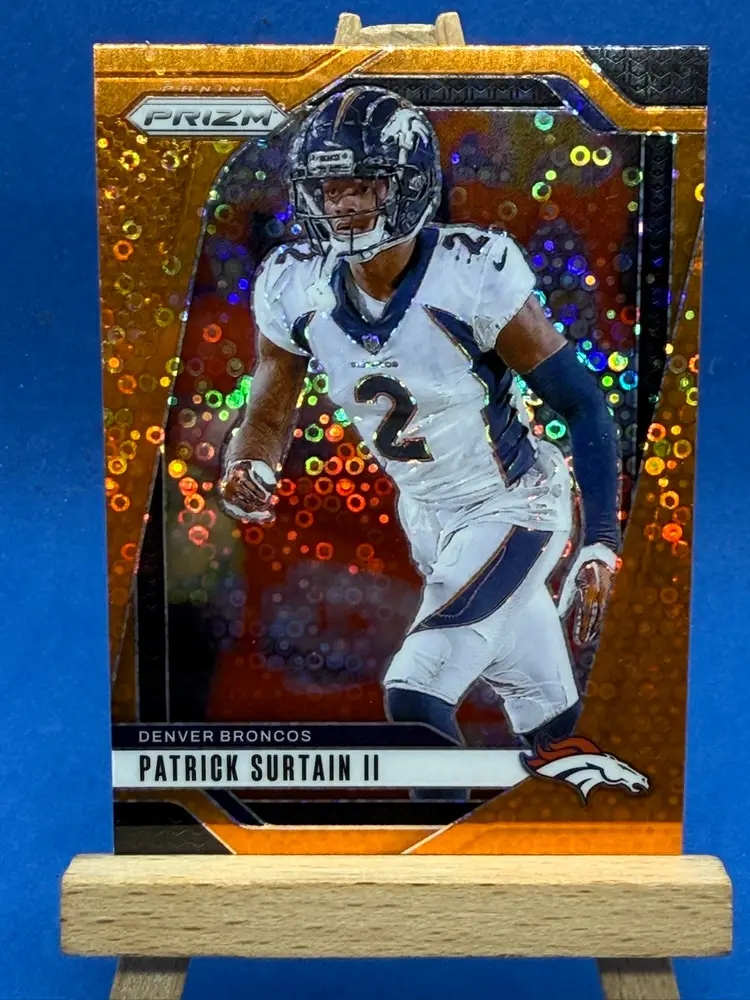2024 Prizm Patrick Surtain #87 Orange Disco Denver Broncos A24