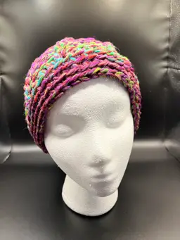 Slouch Beautiful Multi Colored Slouch Winter Hat