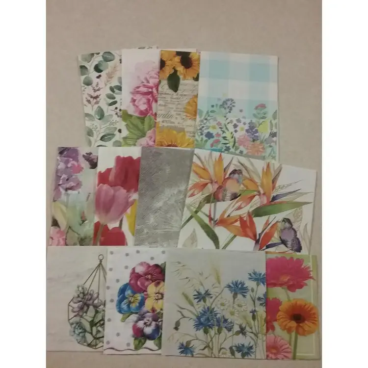 20 Paper Napkins (random selection)