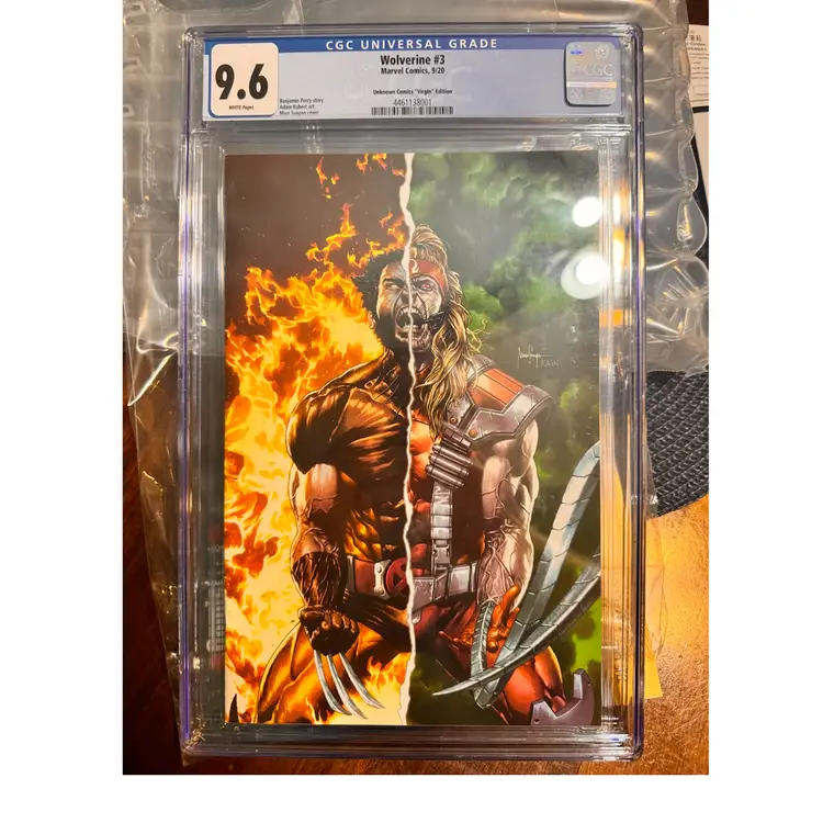Cgc 9.6 WOLVERINE #3 (2020) Mico Suayan Omega Red Unknown Comics Virgin Variant