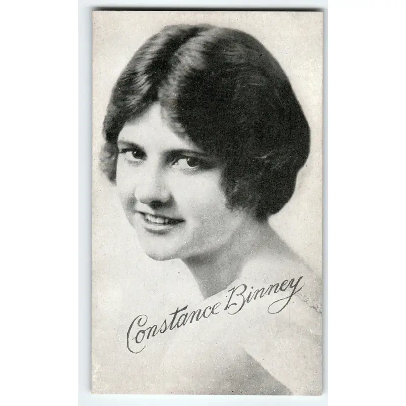 Constance Binney Hollywood Actress Arcade Trade Card Original Vintage Film Star