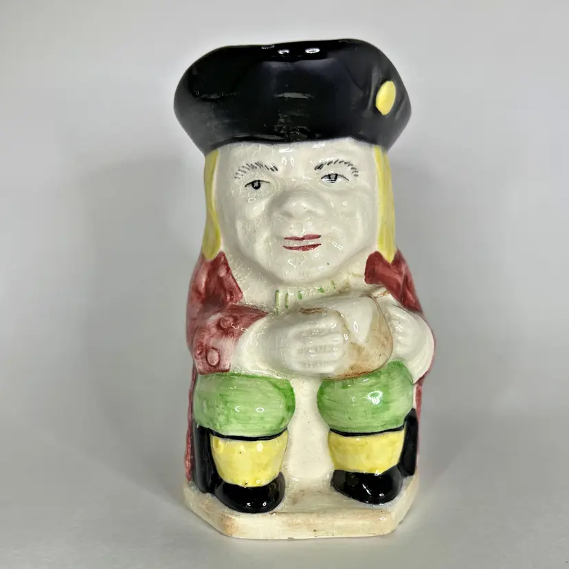 Paramount Toby Mug Pitcher Man Beer Sitting Chair Colonial Made England Vintage