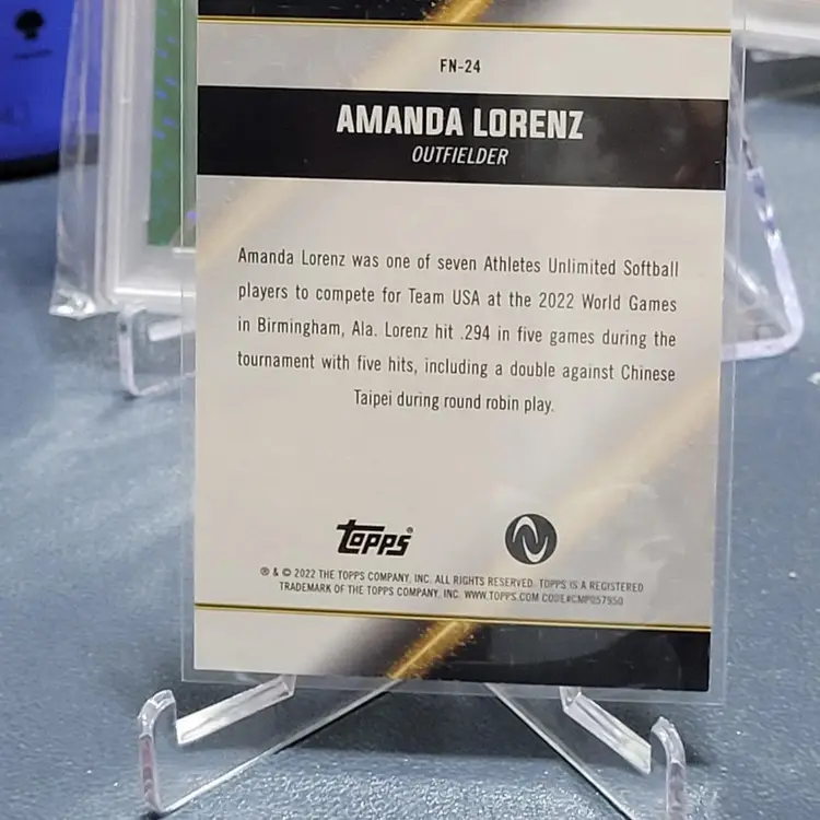 2023 Topps Athletes Unlimited Face of the Nation #FN-24 Amanda Lorenz