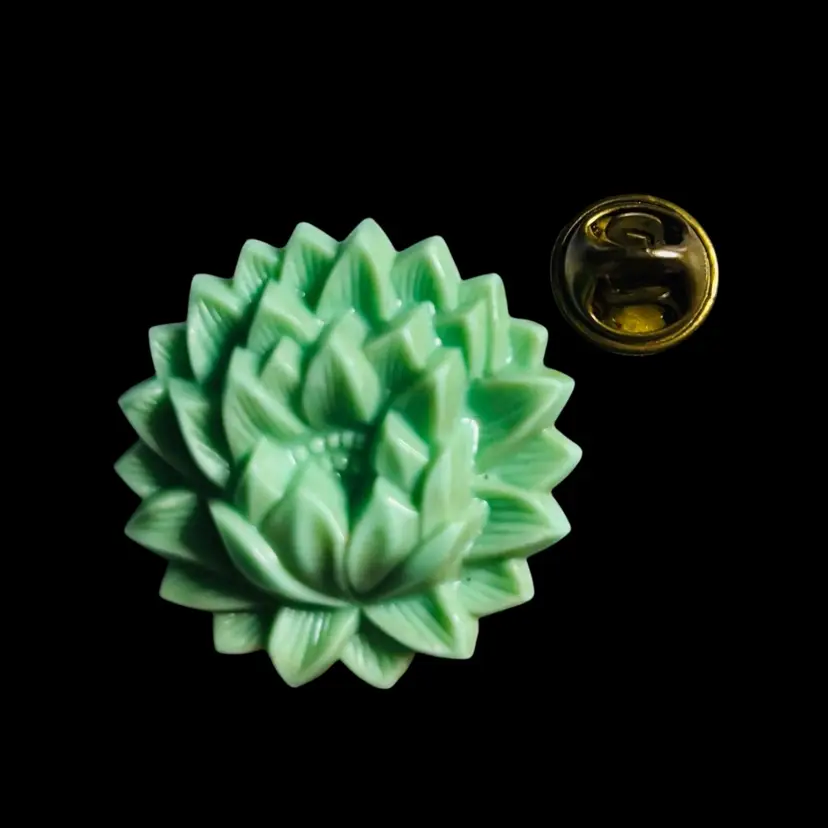 Vintage Light Green Celluloid Curtain Tie Back