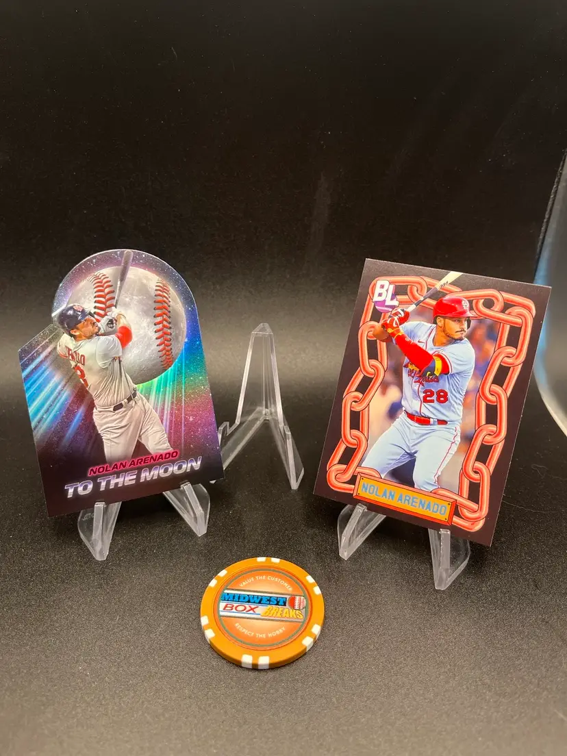 Nolan Arenado 2-baseball Card Lot 2024 Topps Big League St Louis Cardinals