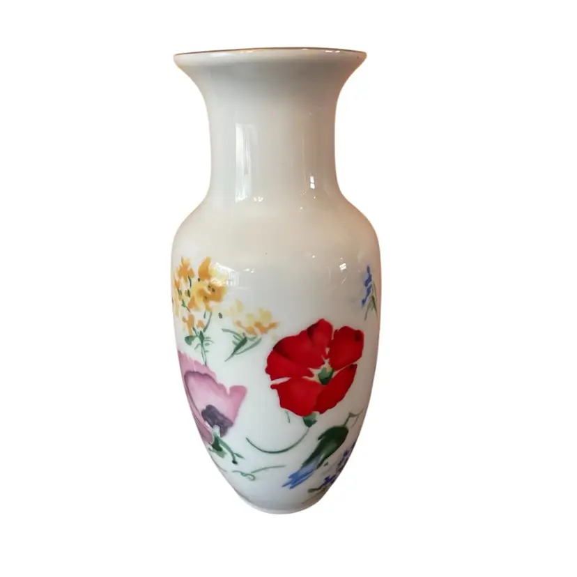 Floral 7" Vase Made In Japan