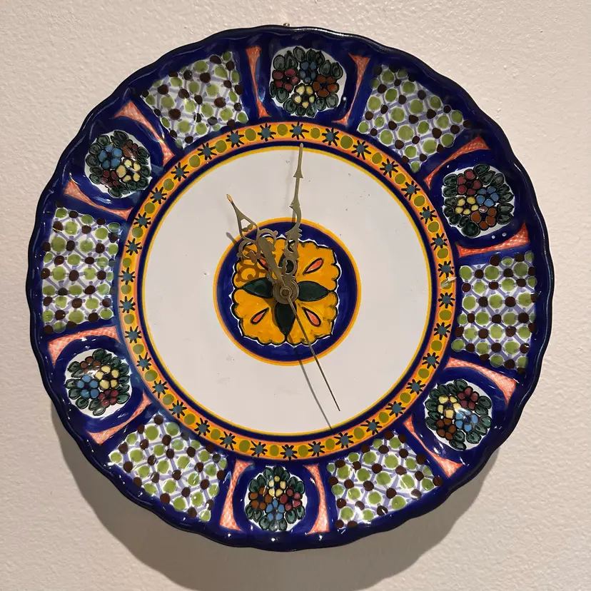Talavera Wall Clock