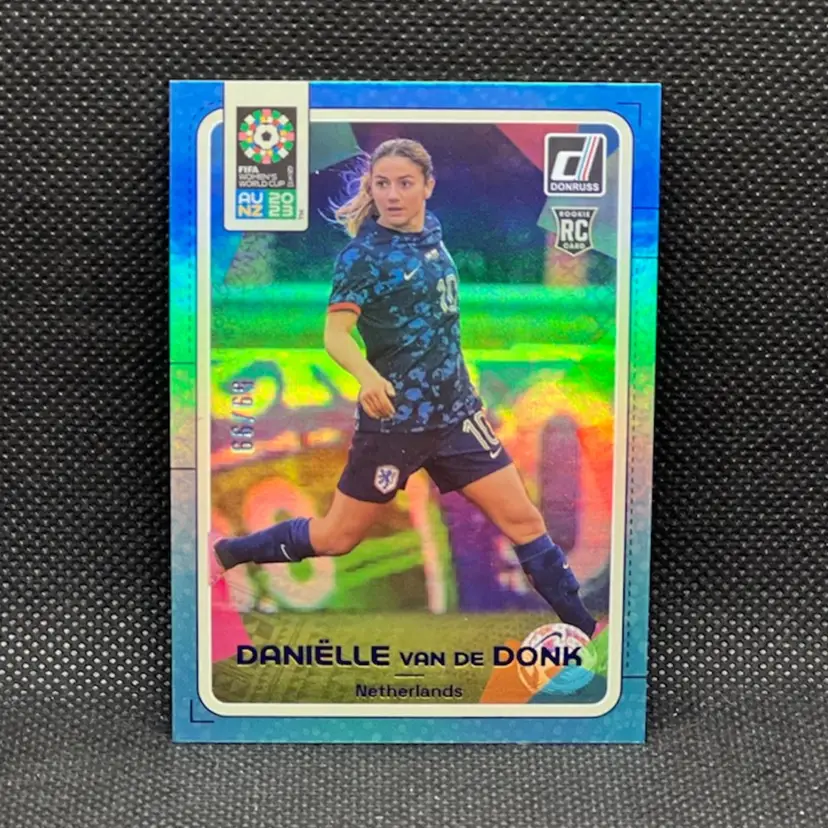 Danielle Van De Donk 2023 Donruss Women’s World Blue /99 Netherlands Soccer Card