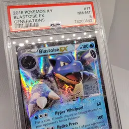 Blastoise Ex Generations PSA 8