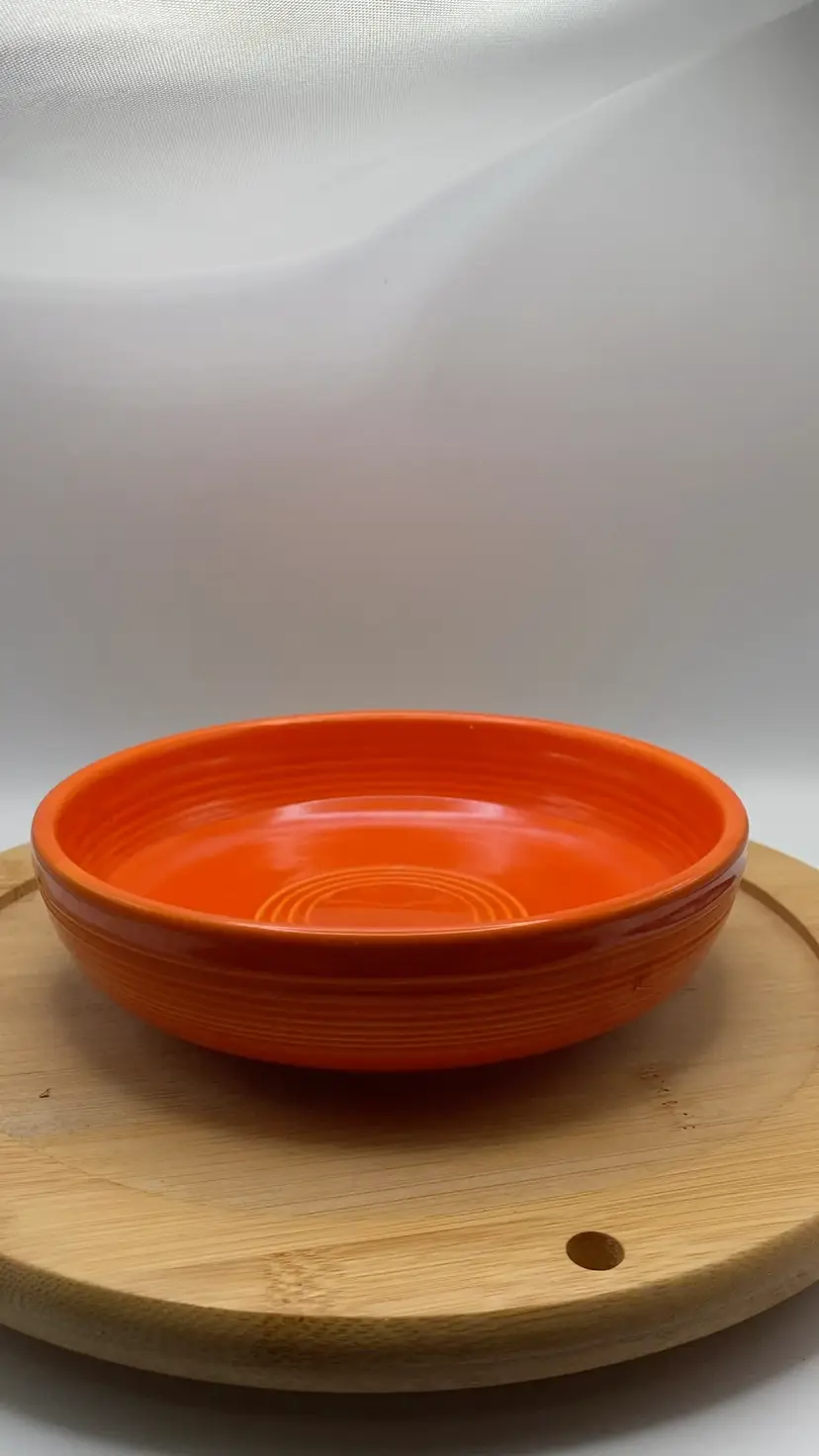 Vintage Fiesta ware Fruit Bowl Radioactive Red