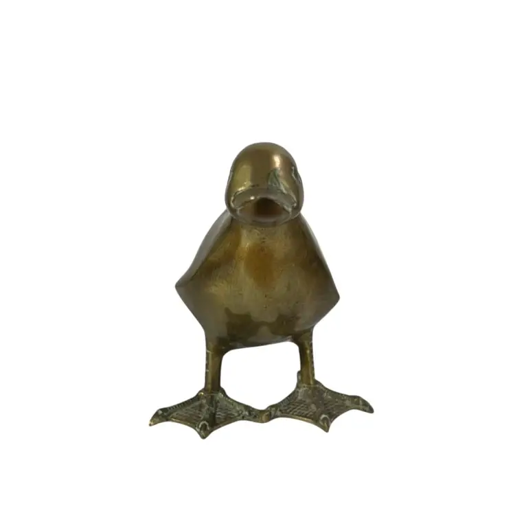Large Brass Duck 12” x 7”