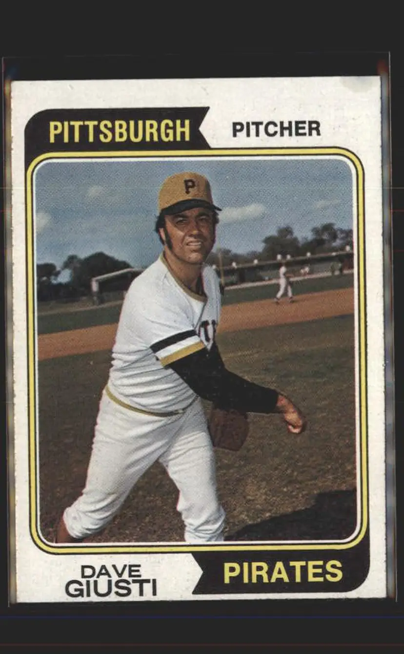 1974 Topps #82 Dave Giusti - (pk5) - Pittsburgh Pirates
