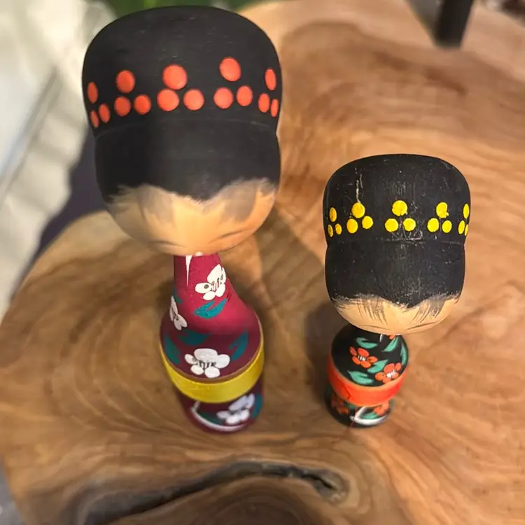 Mid-Century Kokeshi Dolls