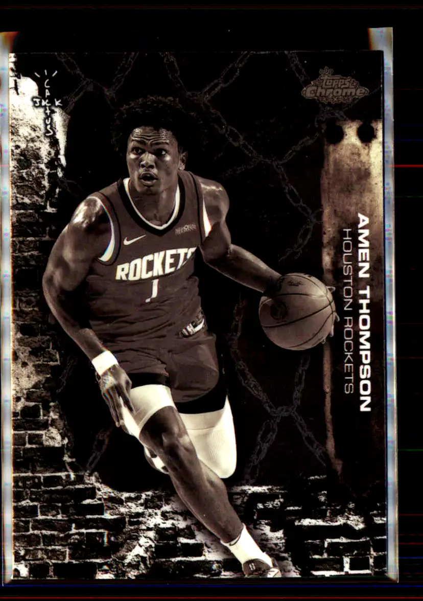 Amen Thompson 2025-26 Topps Chrome Cactus Jack #55 - (139) - Houston Rockets